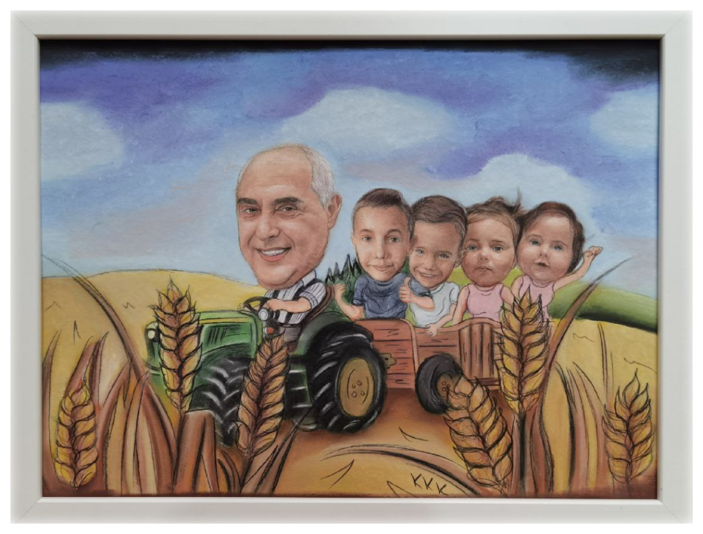 РЪЧНО РИСУВАНИ ПОРТРЕТИ И КАРИКАТУРИ ПО СНИМКА