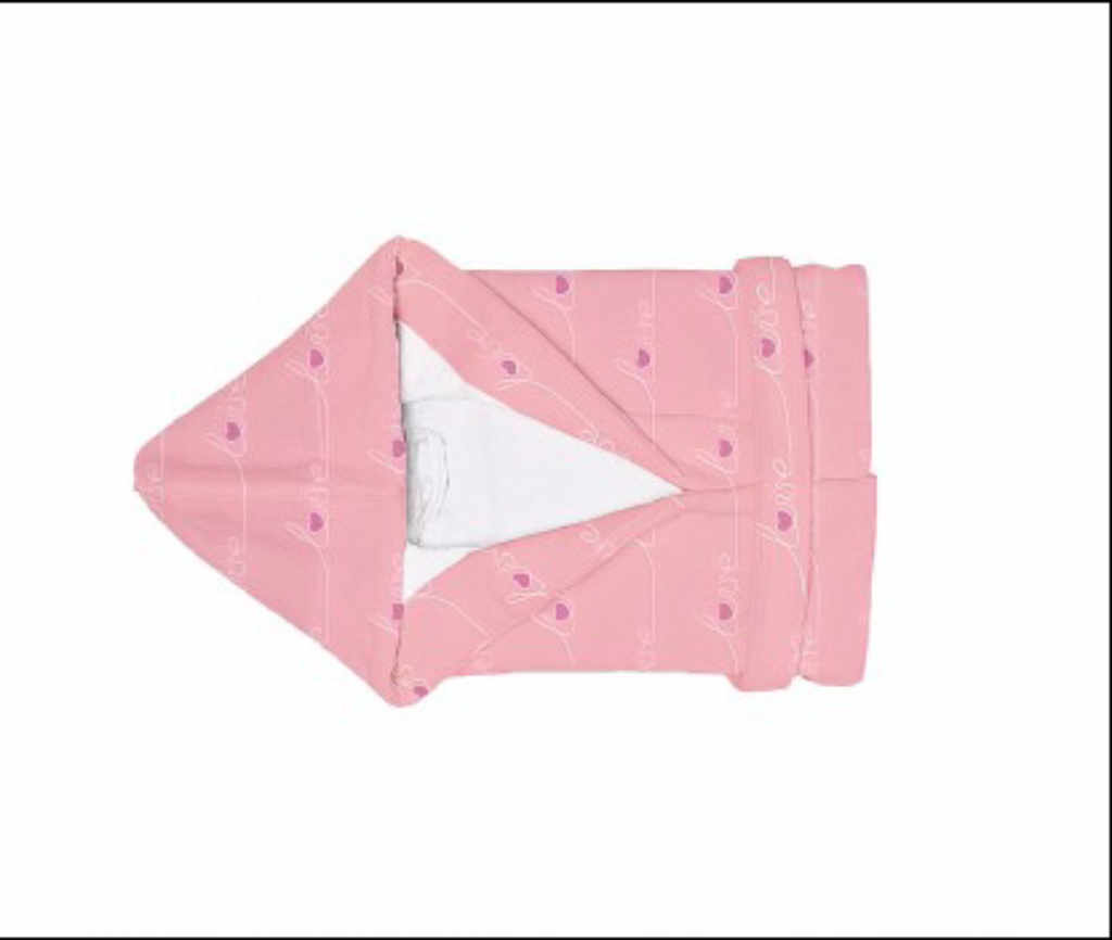 Халат за юноши Любов с качулка от 100% памук