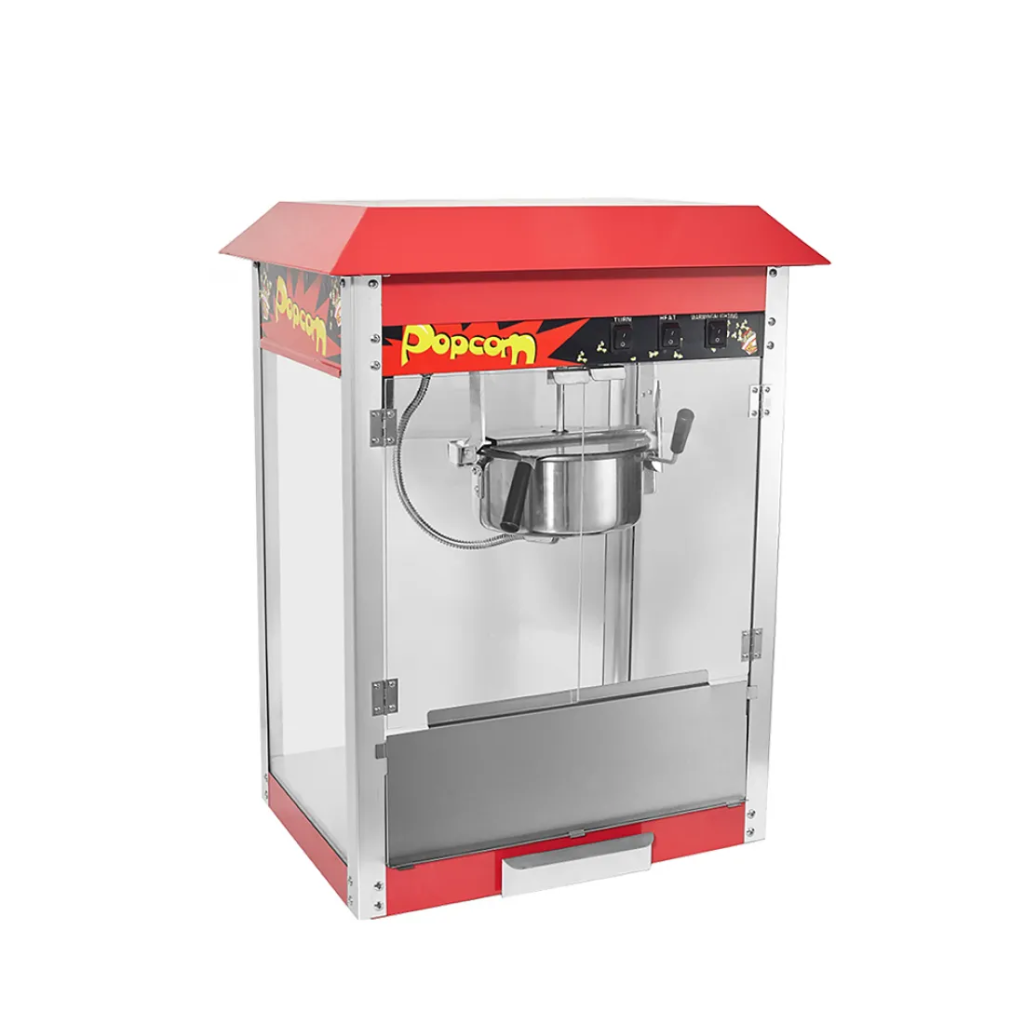 Машина за пуканки от неръждаема стомана